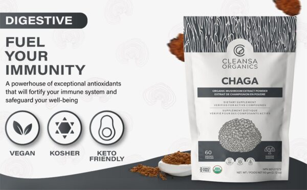 Chaga Mushroom Extract Powder - Image 4